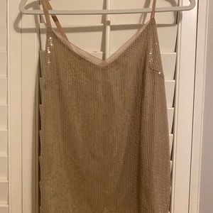 Sequin cami top